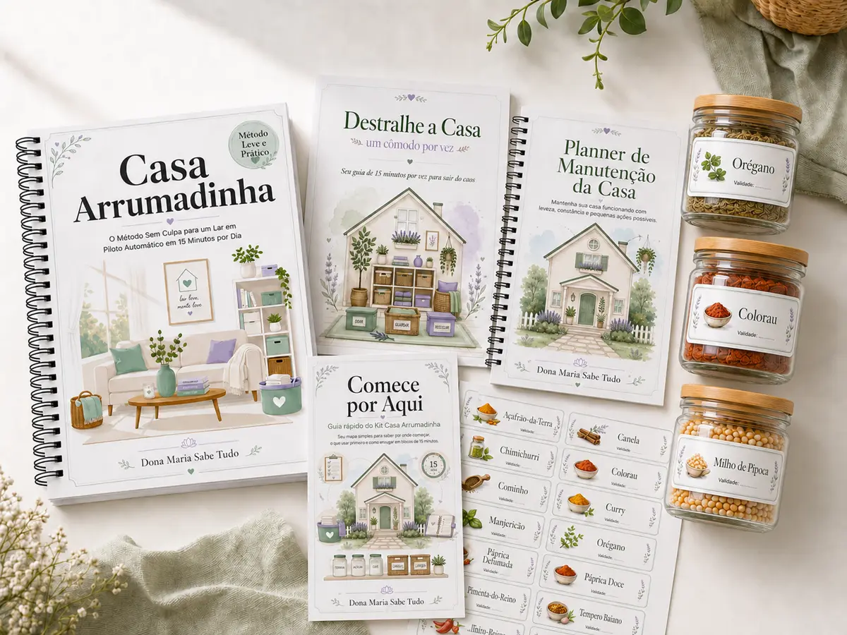 Kit Casa Arrumadinha completo